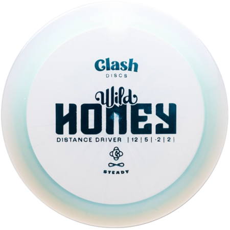  white and blue Clash Discs Wild Honey