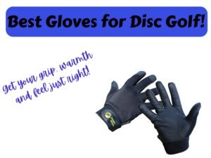 Best Gloves for Disc Golf with picture of Black Gloves