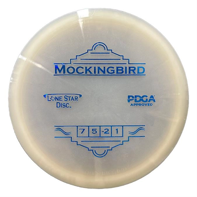 White Lone Star Disc Mockingbird