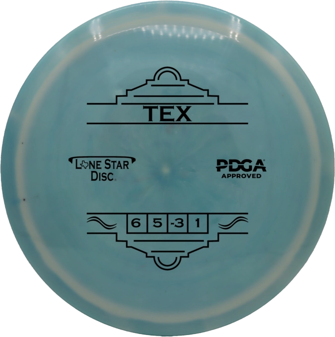 light blue lone star disc Tex fairway driver